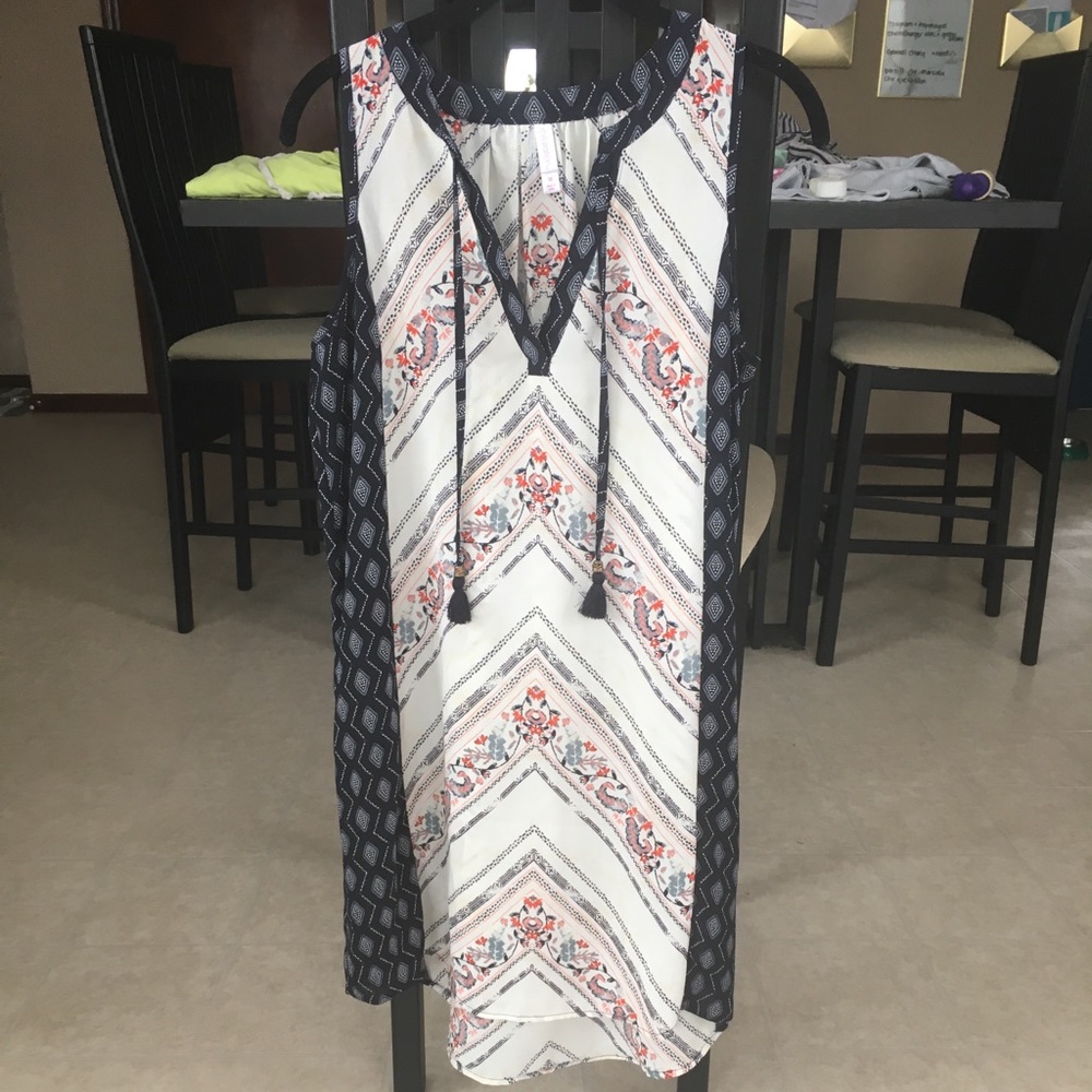 Xhilaration v neck slip dress